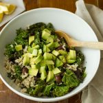 Wild Rice Salad With Beans, Avocado And Sesame Oil Dressing